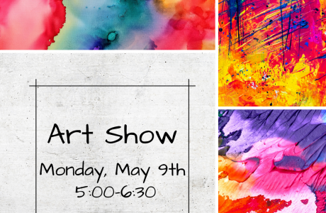 art show sign