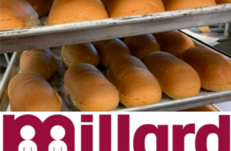 loaves of bread with Millard logo