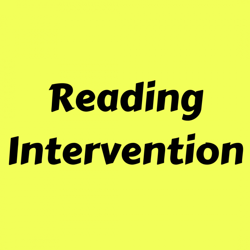 Reading Intervention