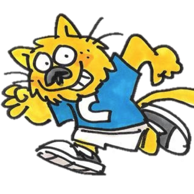 cartoon cougar running